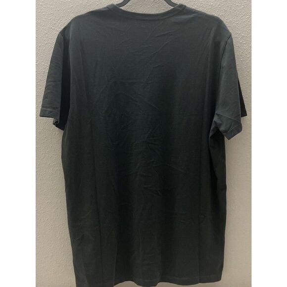 Madewell Men Sz M Dk Forest Green Garment-Dyed Allday Tee Short Sleeve AA991 - Picture 4 of 9